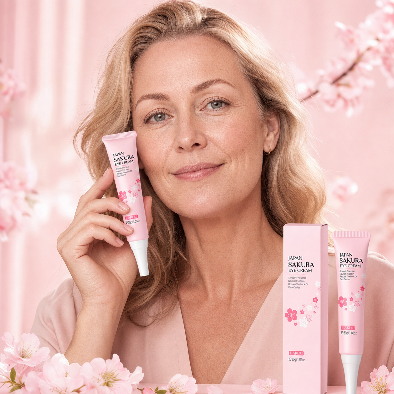 Gjenoppdag din ungdommelige glød med Sakura Eye Cream